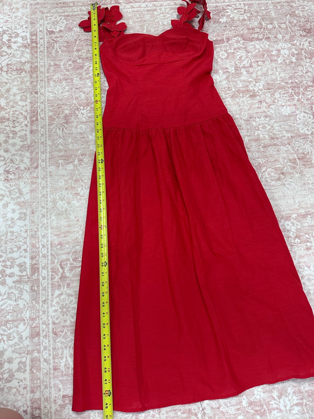 NWT 🌹 Commense Floral Strap Drop Waist Dress - Picture 11 of 14